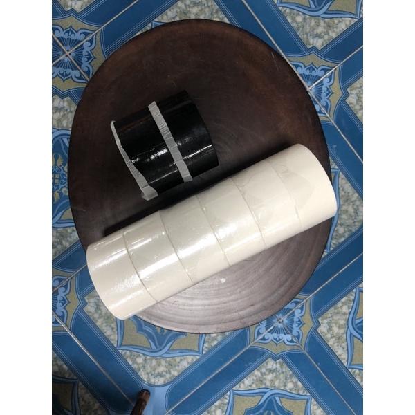 Băng dính vải 25mm x 10m AVCO chịu nhiệt cách điện có thể xé được 2 màu 25mm x 10m