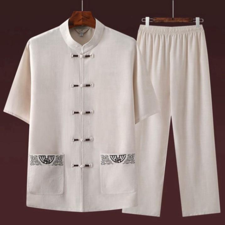 Bộ cộc tay TRUNG NIÊN, Hàng cực đẹp, Giá cực tốt, Chuẩn đũi mộc 100%, Dày dặn, Đẹp mê!