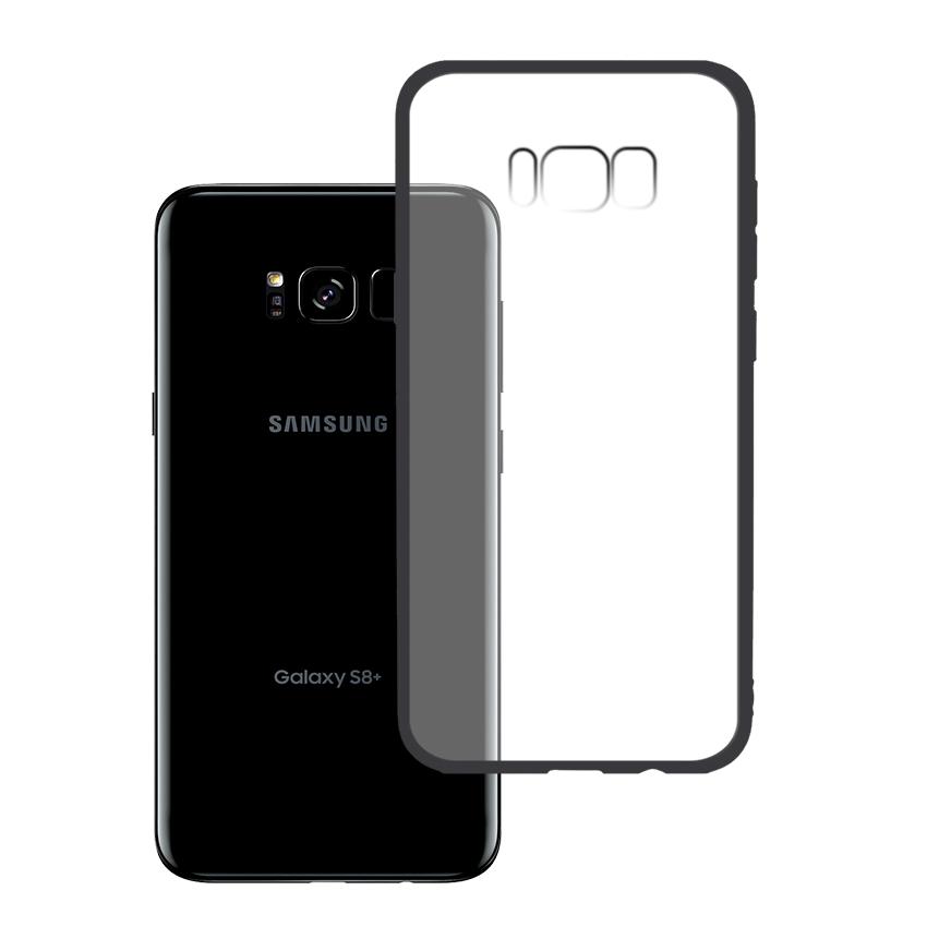 Ốp lưng Samsung Galaxy S8 Plus - Bề mặt nhám chống vân tay, lưng cứng, viền TPU dẻo - 02050 - Hàng Chính Hãng
