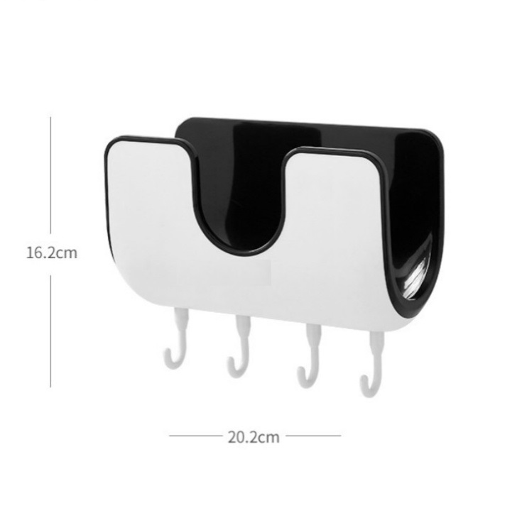 Kệ treo nắp nồi kèm 4 móc