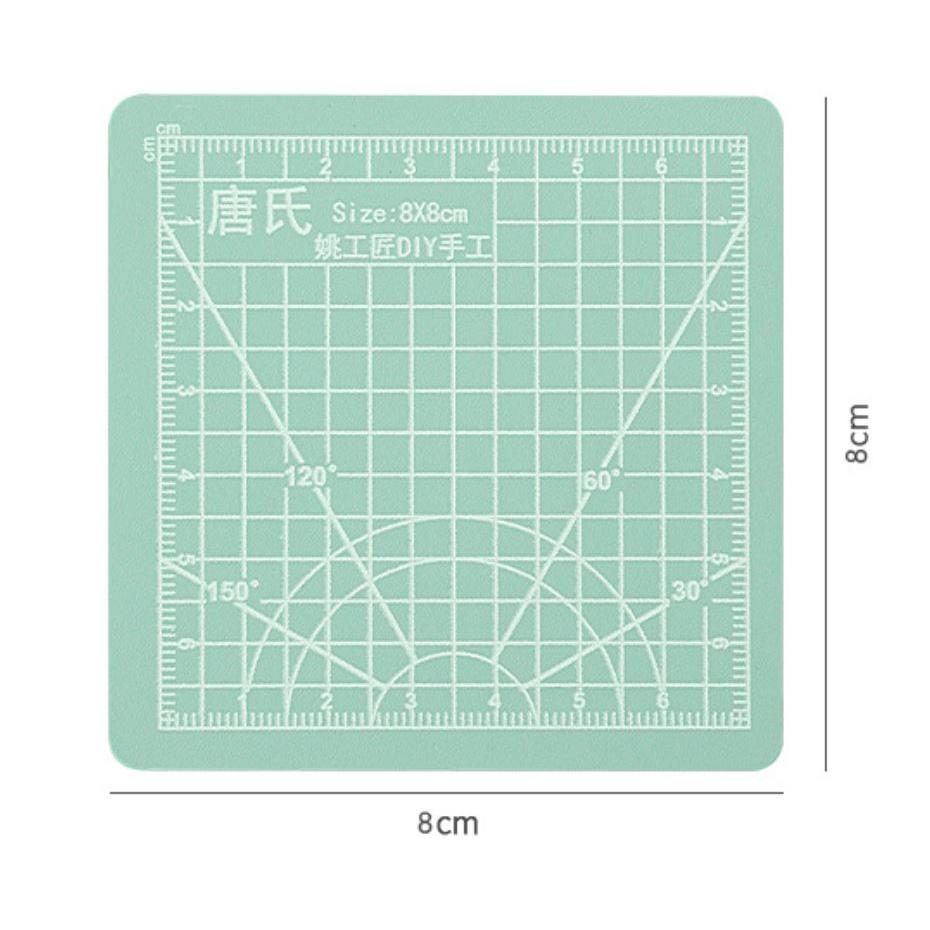 Bảng kê cắt/cutting mat khổ mini 8x8cm giá rẻ