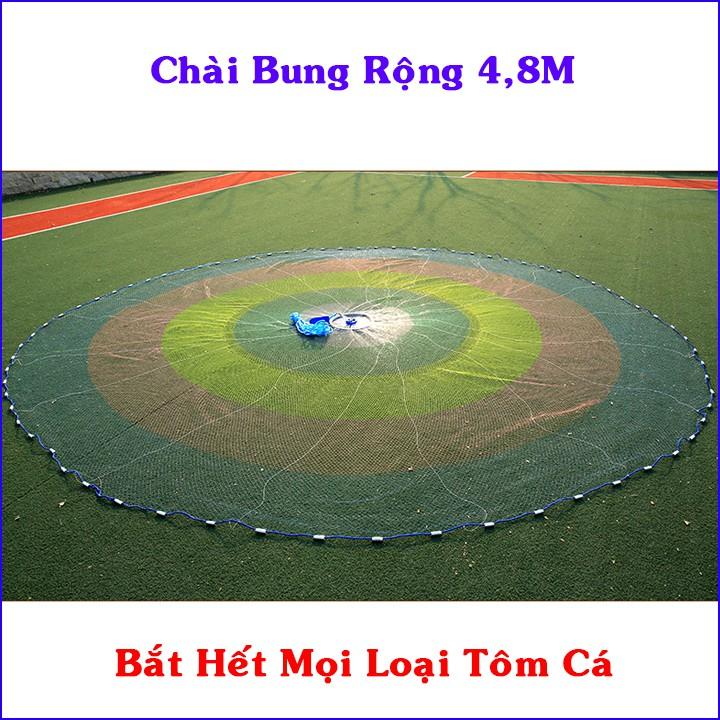 Chài Đánh Cá 4,8M. Chài Cước Thái Lan