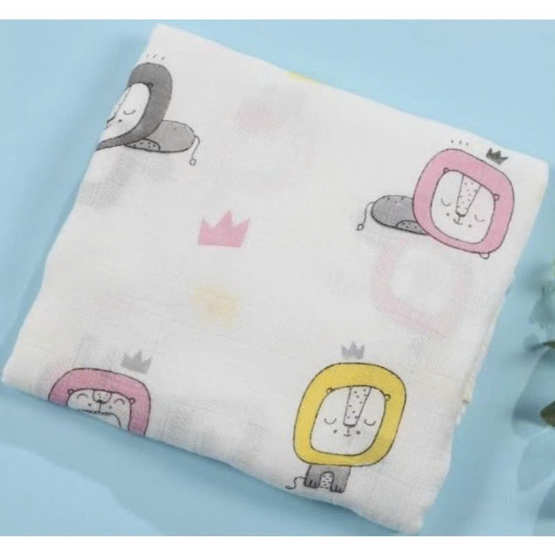 Khăn tắm, khăn xô aden sợi tre cho bé 2 lớp kích thước 120x120cm siêu mềm - Hàng chính hãng ( Họa tiết ngẫu nhiên)