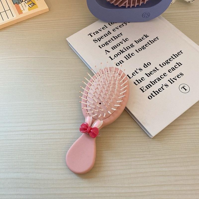 Lược chải tóc mini mát xa da đầu thiết kế kiểu hoạt hình dễ thương cho nữ