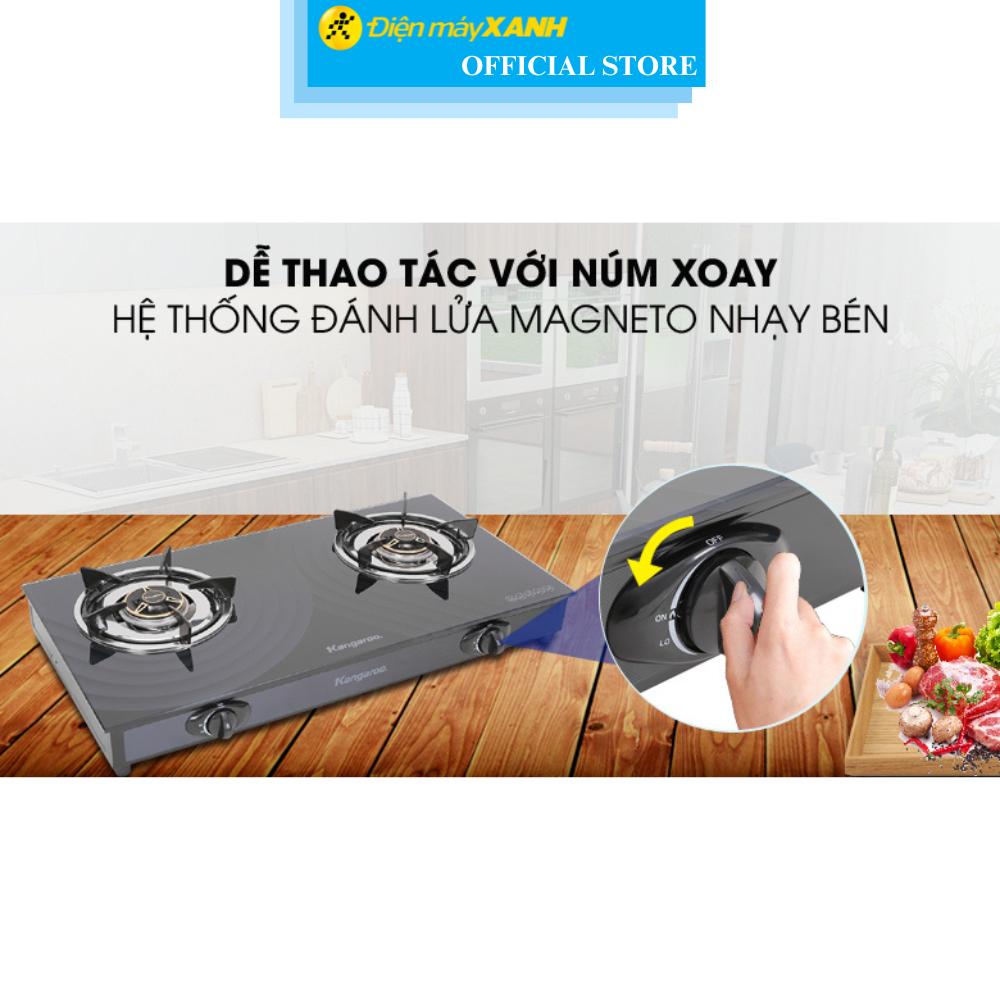 Bếp ga đôi Kangaroo KG519M - Hàng Chính Hãng