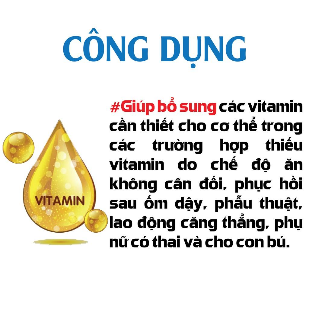 Combo 2 Tuýp Viên sủi bổ sung vitamin C tăng cường sức đề kháng Multifran (20 viên)