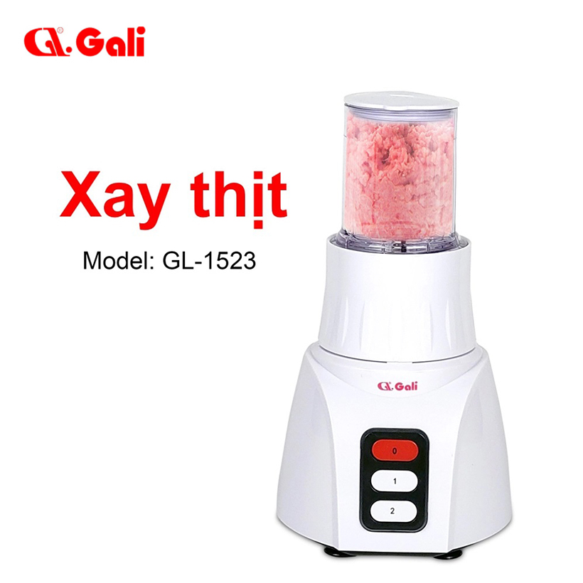 Máy xay sinh tố 3 cối Gali GL-1523 - Hàng chính hãng