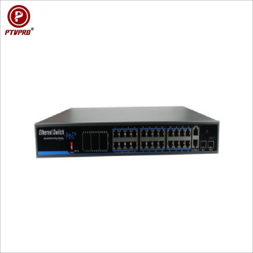 POE Switch 24 port - Hub chia switch - Chia tín hiệu camera - PC800124