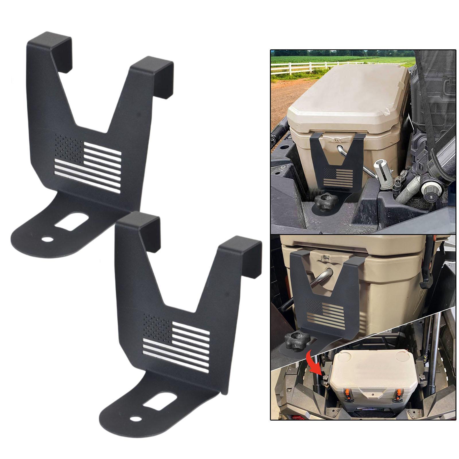 2x UTV Cooler Mounting Brackets, for 26 Cooler Coating Rust Resistant Cooler Mount, for Polaris, RZR 1000 XP/Turbo, Replacement Parts