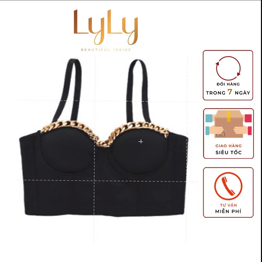 Áo Croptop xích cao cấp Lylylorem CROP01