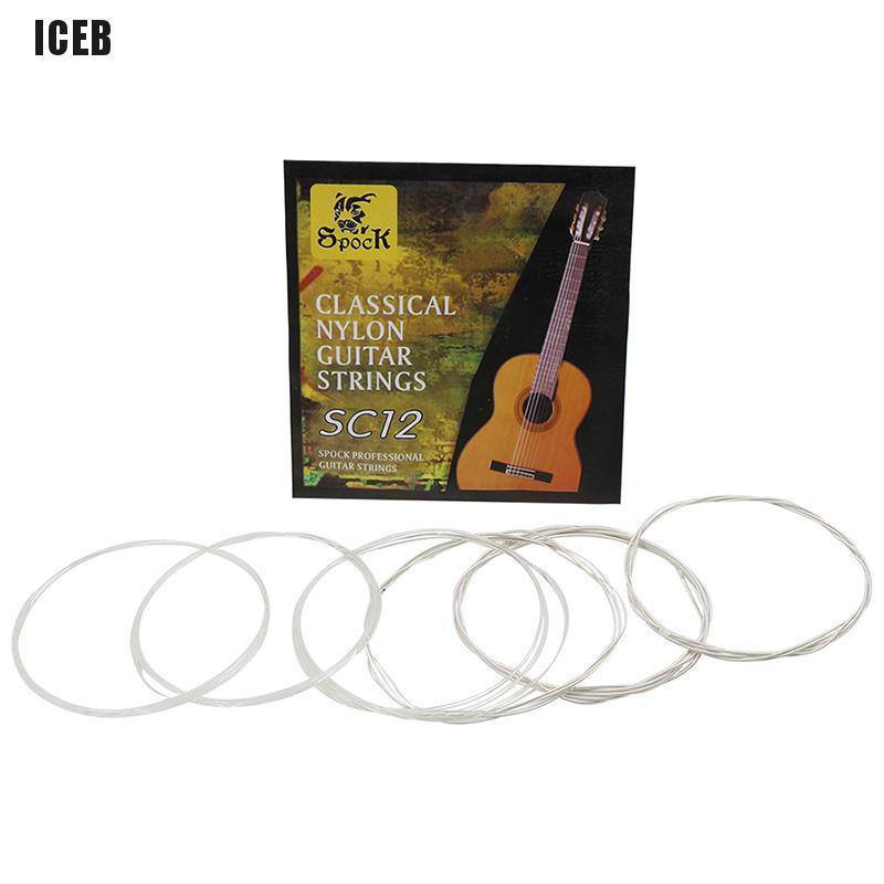 Set 6 Dây Đàn Guitar Sc12 Mạ Bạc