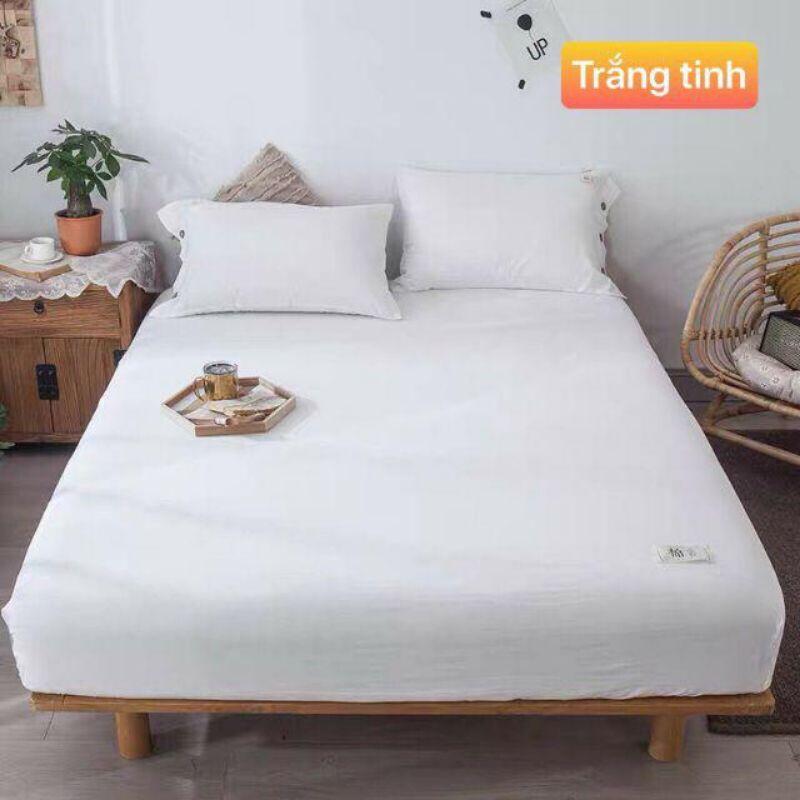Bộ 3 món ga giường gối nằm Cotton Tici nhập khẩu đủ các size