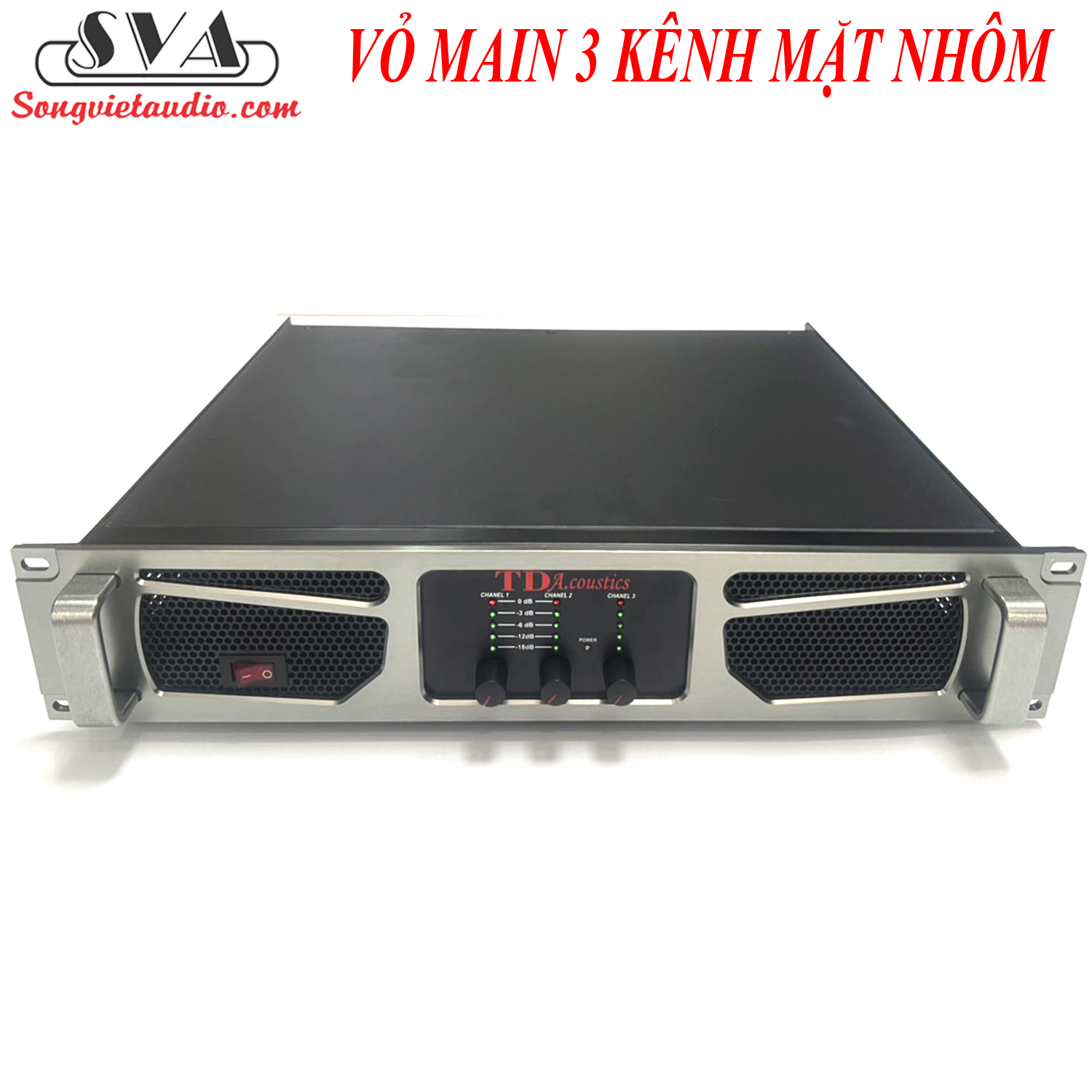 VỎ MAIN 3 KÊNH MẶT NHÔM