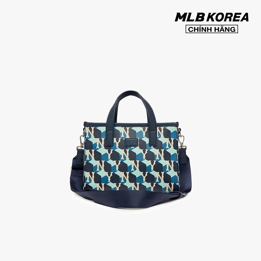 MLB - Túi tote chữ nhật Cube Monogram Small 3AORS022N-50GND