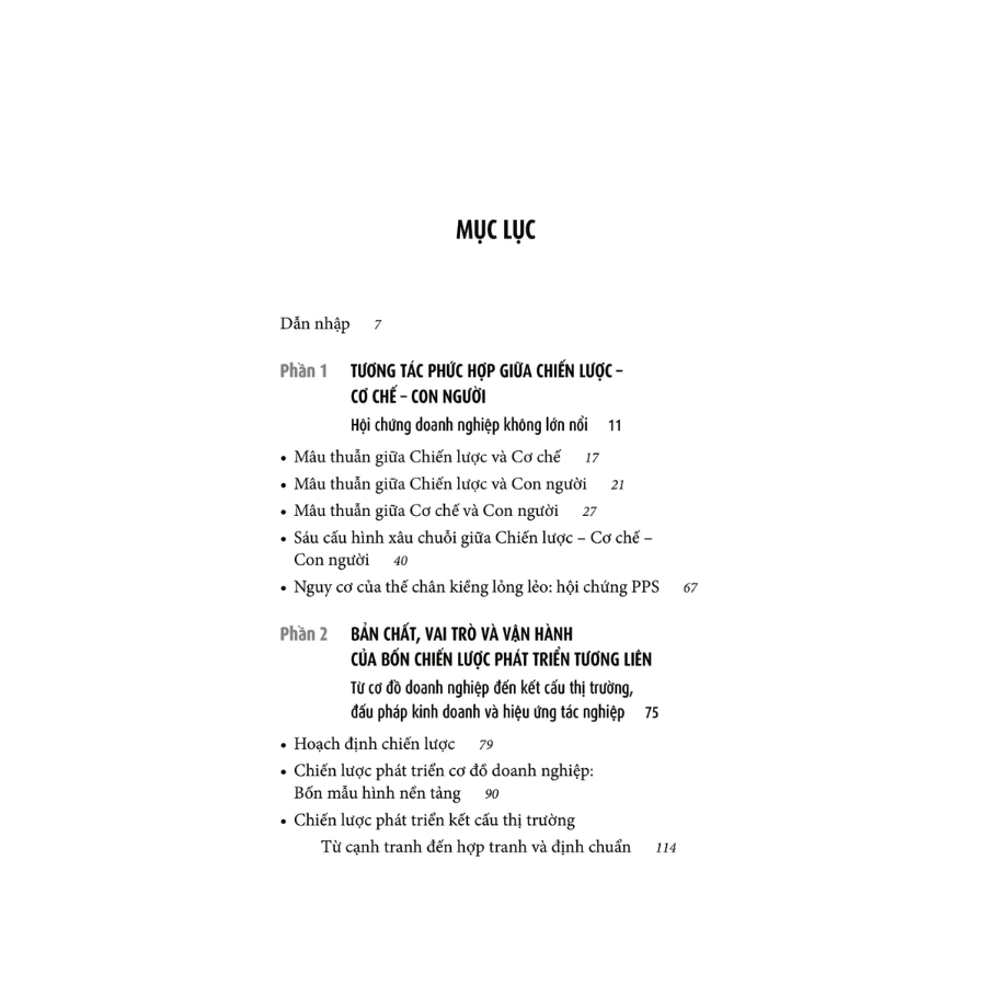 Sách Chiến lược - Cơ chế - Con người: Thế kiềng 3C của tồn vinh doanh nghiệp