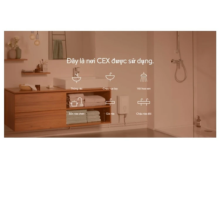 Máy làm nước nóng trực tiếp E-compact CEX 9 - Hàng chính hãng