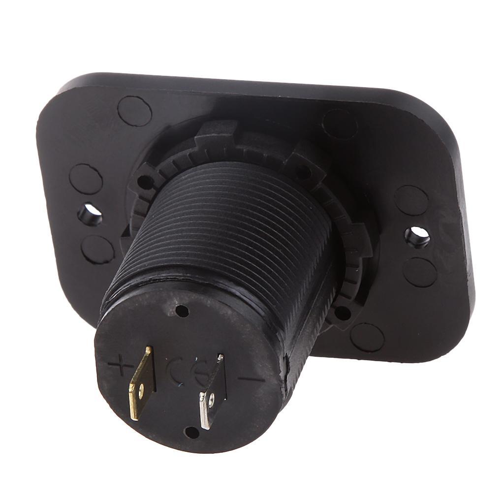 12V 2 Port Car Lighter Cigarette Multi Socket Charger Adapter LED Indicator