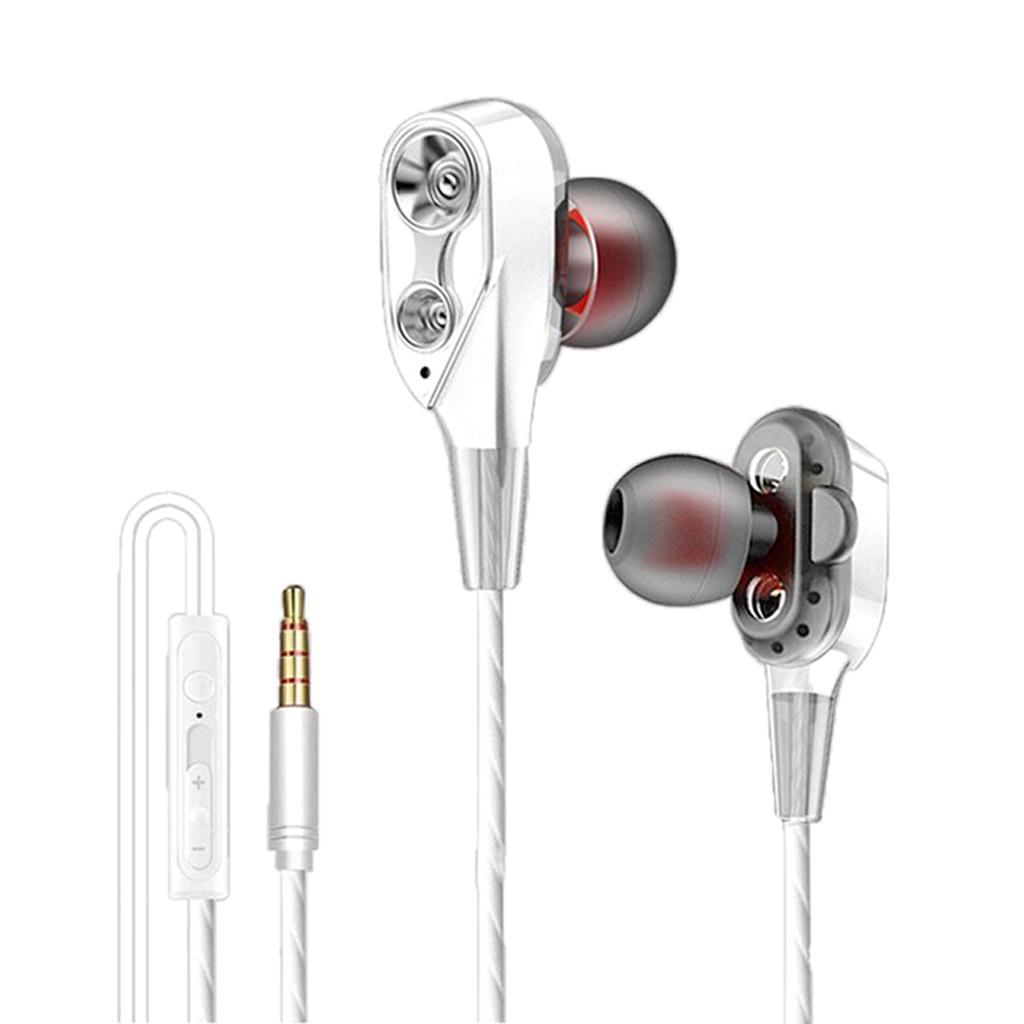 EarPhone In Ear Stereo Headset Headphone Earbud Universal 3.5mm White