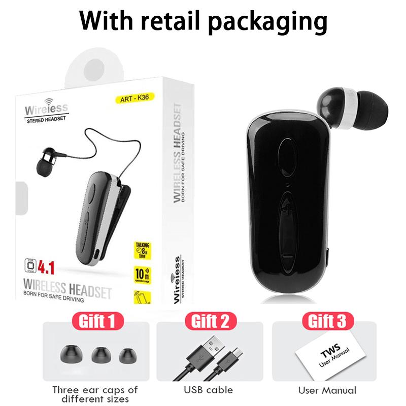Tai Nghe Không Dây Mini Di Động Cuộc Gọi Nhắc Nhở Rung Mặc Kẹp Lái Xe Auriculares Lotodes Với Dây Tai Nghe Rảnh Tay Blues