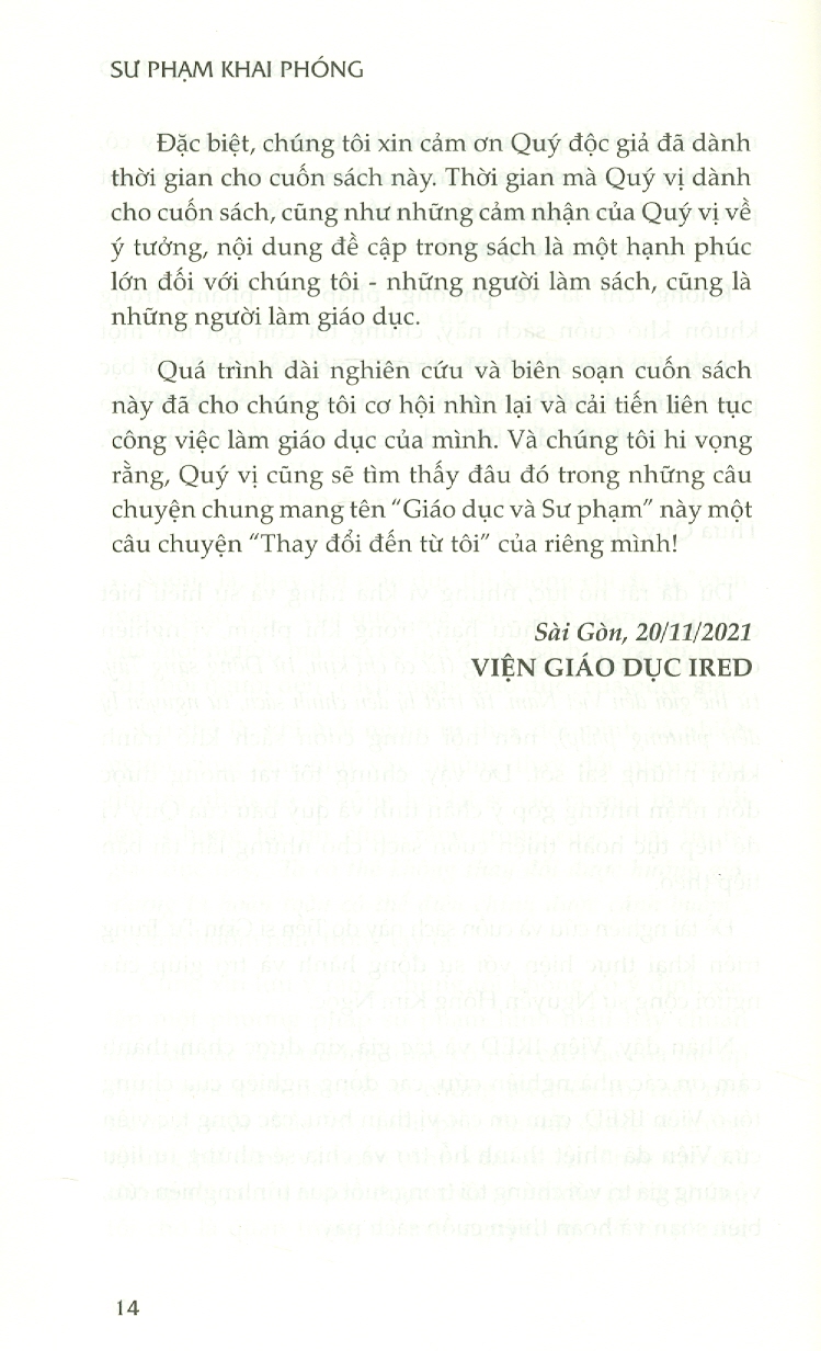 SƯ PHẠM KHAI PHÓNG - THẾ GIỚI, VIỆT NAM &amp; TÔI (Bìa cứng) (Dạy chính là giúp người khác học! Khai phóng chính là khai mở tâm trí và giải phóng tiềm năng con người - Giản Tư Trung)