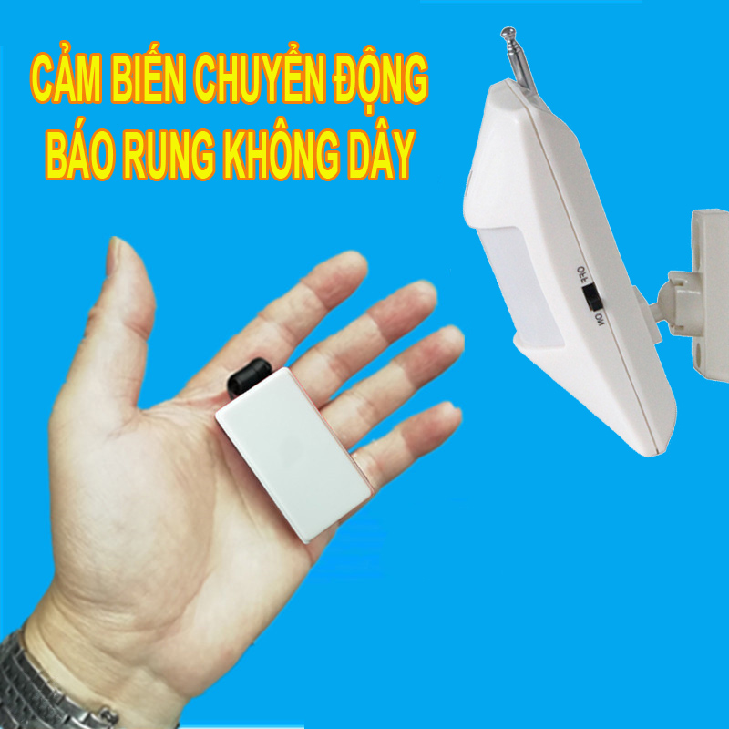 Cảm biến chuyển động báo hiệu rung không dây