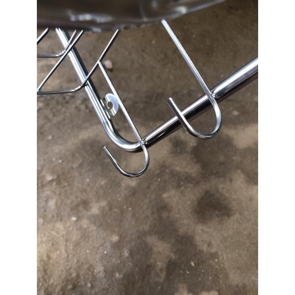 Kệ góc nhà tắm inox 304 kệ nhà tắm 2 tầng kệ đựng xà bông kệ góc hai tầng kệ inox nhà tắm kệ góc tường kệ tam giác inox