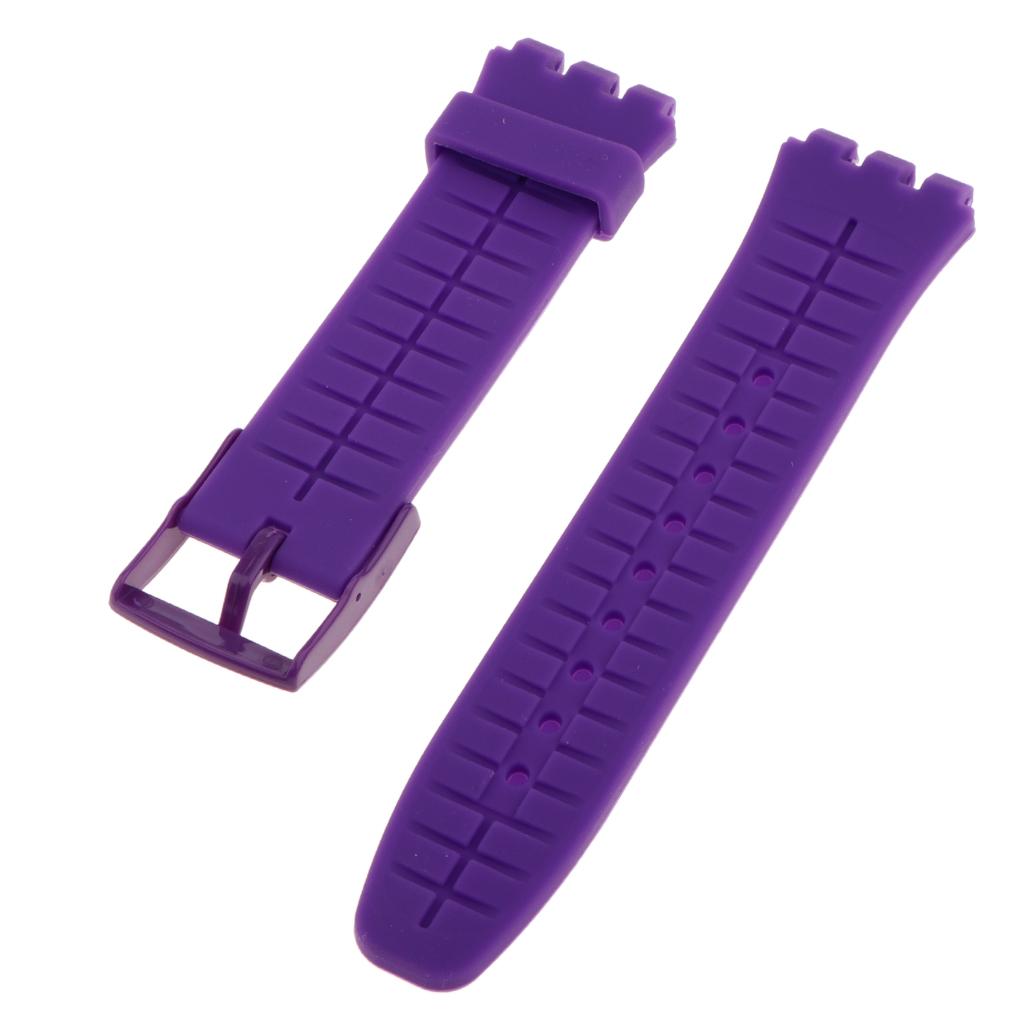 Replacement Waterproof Silicone Rubber Watch Strap Band 20mm for Smart Watch