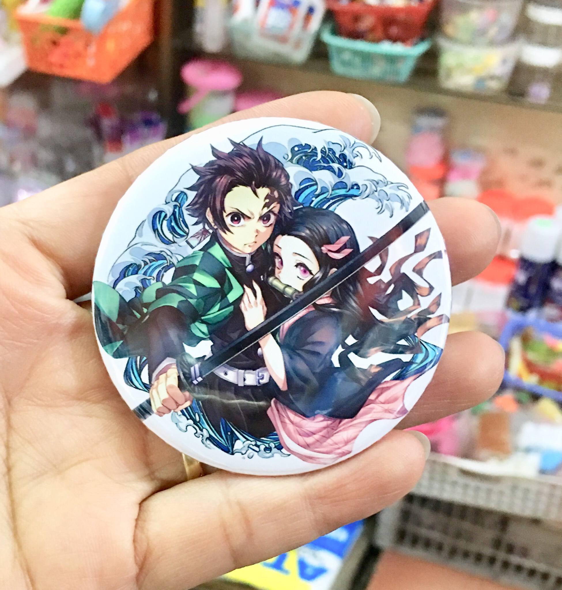 Huy hiệu anime kimetsu no Yaiba combo 20 cái khác nhau mẫu ngẫu nhiên