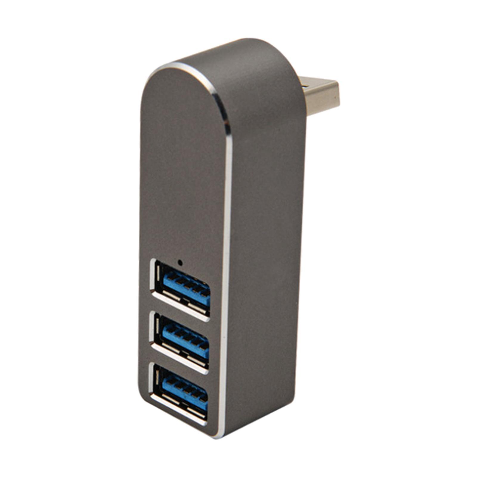 3 Port USB 3.0 Hub 270 Degree Rotatable USB Docking Station for Phones Keyboard Digital Camera