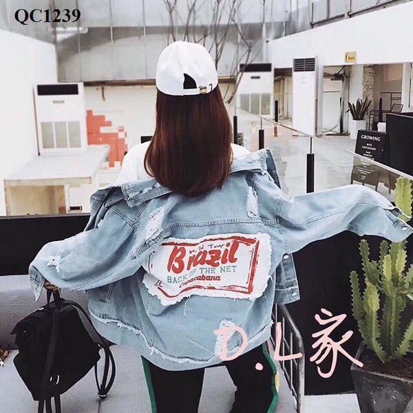 Áo khoác jean unisex nam nữ Áo Chất Store thiết kế cá tính áo khoác bò phong cách ulzzang chống nắng 5.0 AK05