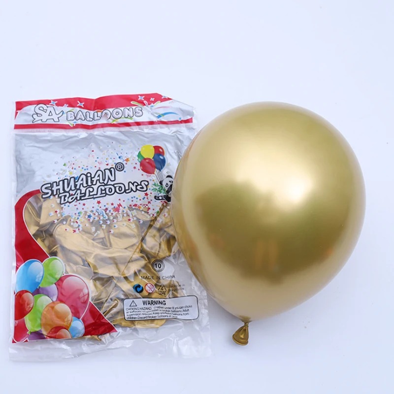 10 quả Bóng Bay Siêu Nhũ 6&quot; - cực kì chất lượng