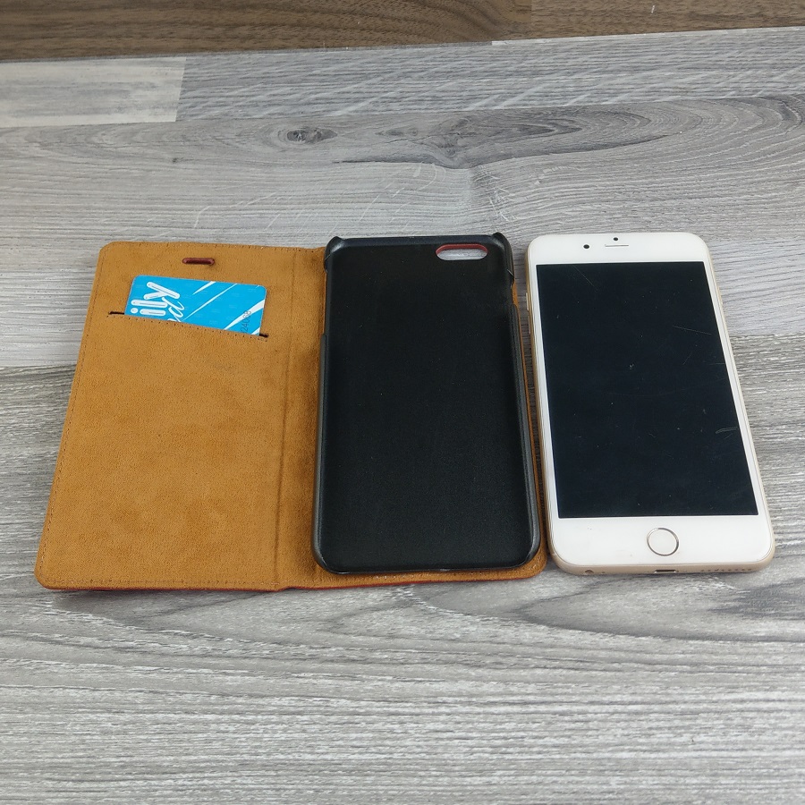 Bao Da dành cho IPHONE 6 Plus / 6s Plus Da Bò Thật Màu Đỏ