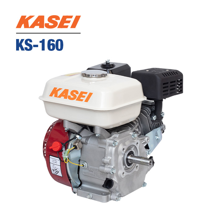 Hình ảnh Máy nổ - Đầu nổ - Động cơ nổ KASEI chạy xăng KS-160 | Công suất 5.5HP |  Dung tích xy lanh 163cc | Động cơ OHV 4 thì
