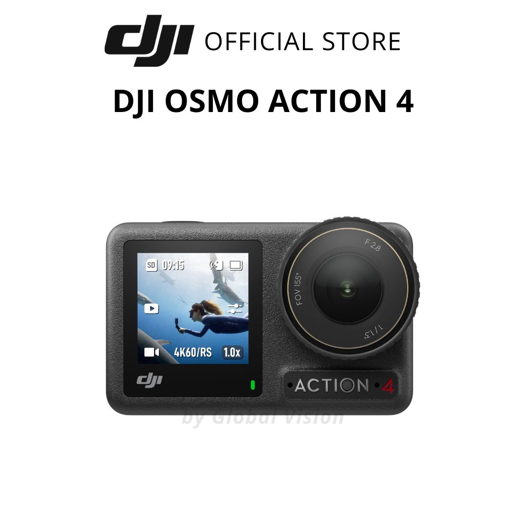 Camera hành động DJI Osmo Action 4 máy quay hành trình 4K 120fps, góc siêu rộng, hoạt động tốt nhiệt độ thấp (DJI OA 4) - Hàng chính hãng