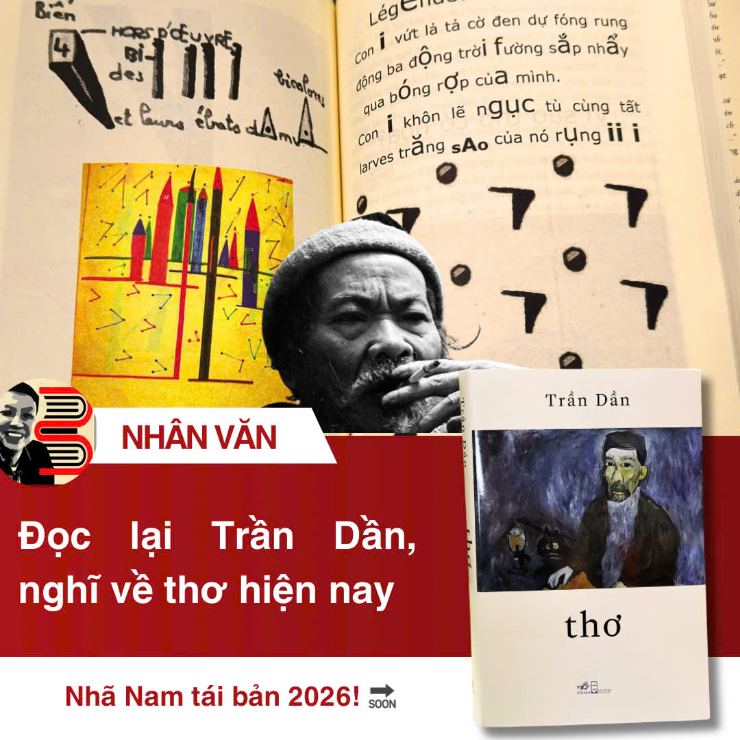 (Bìa mềm, Tái bản 2026) THƠ – TRẦN DẦN – Nhã Nam