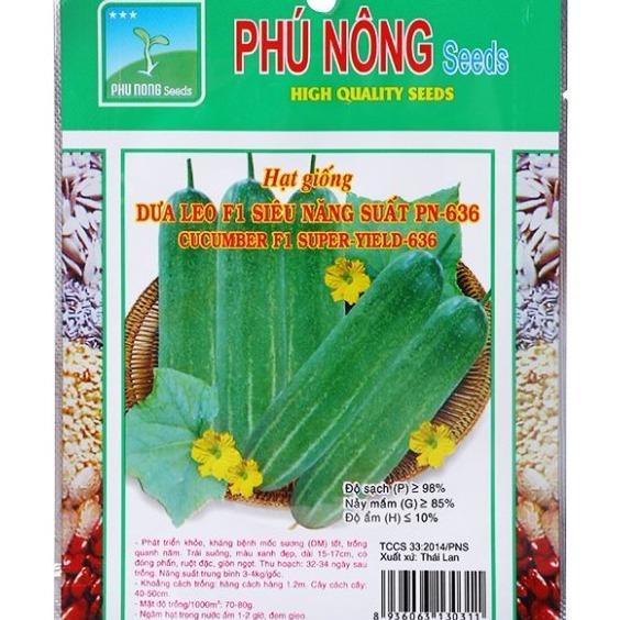 Hạt giống dưa leo F1 siêu năng suất -