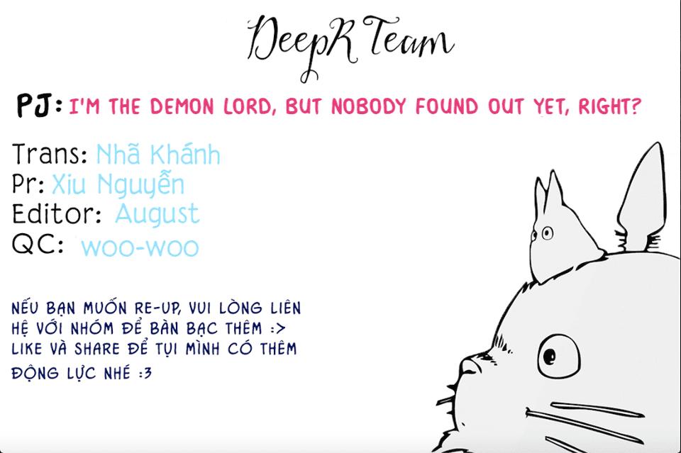 i'm the demon lord, but nobody found out yet, right? chapter 2 1