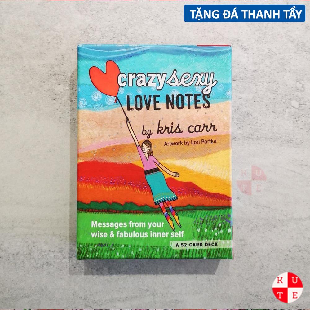 Bài Oracle Crazy Sexy Love Notes Oracle 52 Lá Bài Tặng Đá Thanh Tẩy