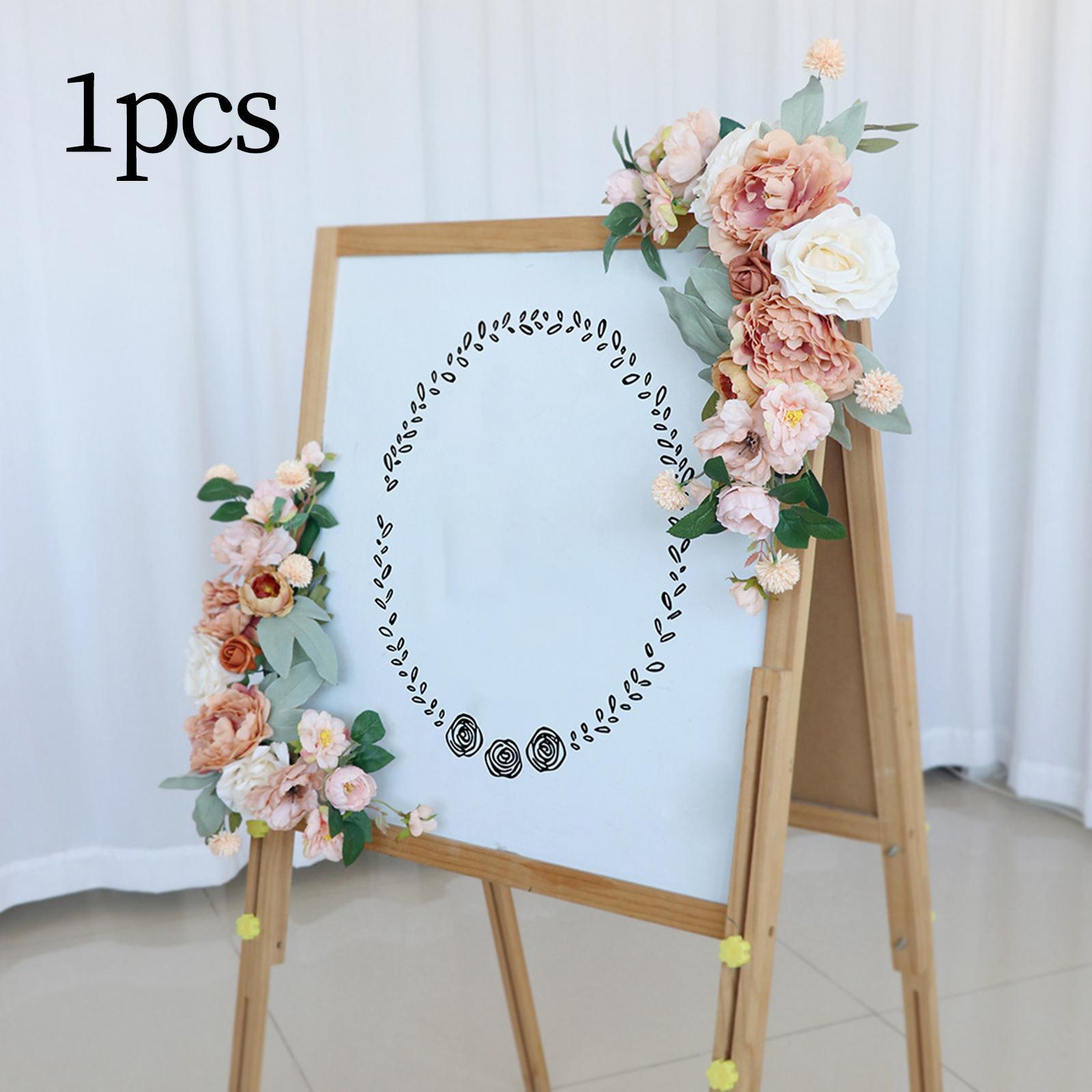 Wedding Decoration Arch Flower Artificial Floral Swag Hanging DIY Wedding Arch Flower Swag for Backdrop Scene Layout Photography Props Home