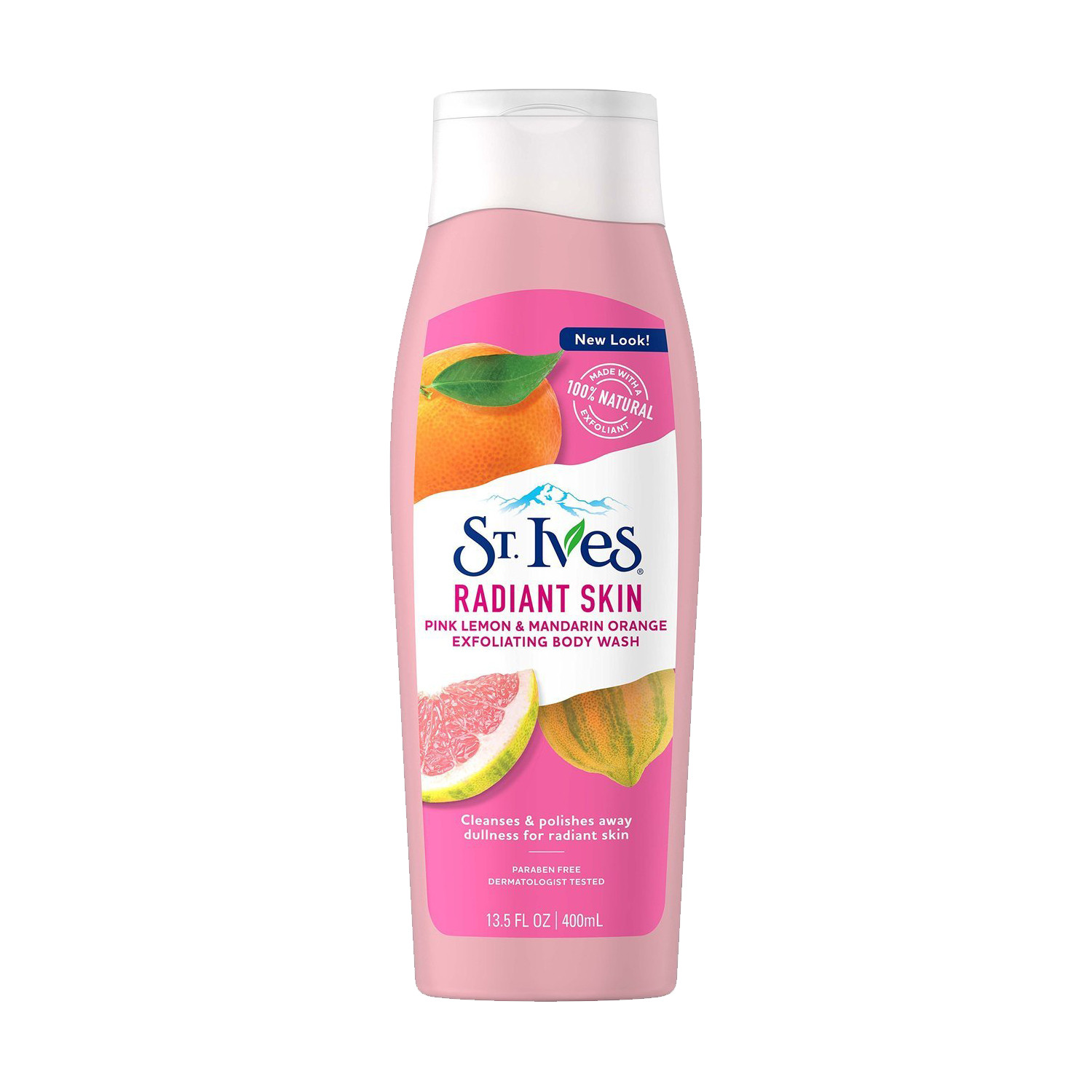 Sữa TắmHương Cam Chanh  St.Ives Pink Lemon &amp; Mandarin Orange Exfoliating Body Wash 400ml