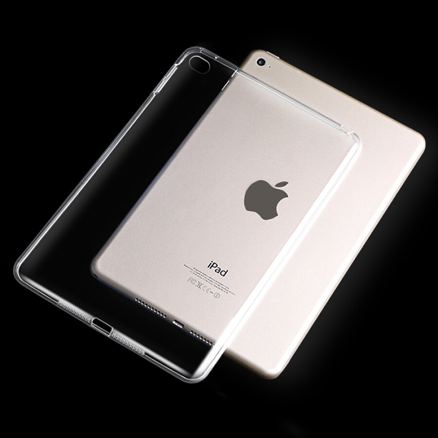 Ốp lưng Silicone trong suốt dành cho Ipad 5/6/7 - Màu trong suốt