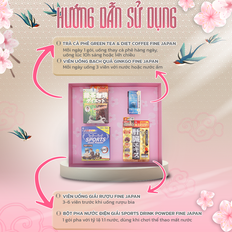 SAKURA TẾT TRỌN VẸN Fine Japan cho nam giới tuổi trung niên