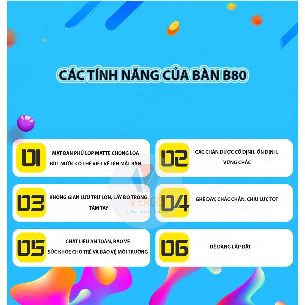 Bộ bàn học thông minh chống gù, chống cận B70