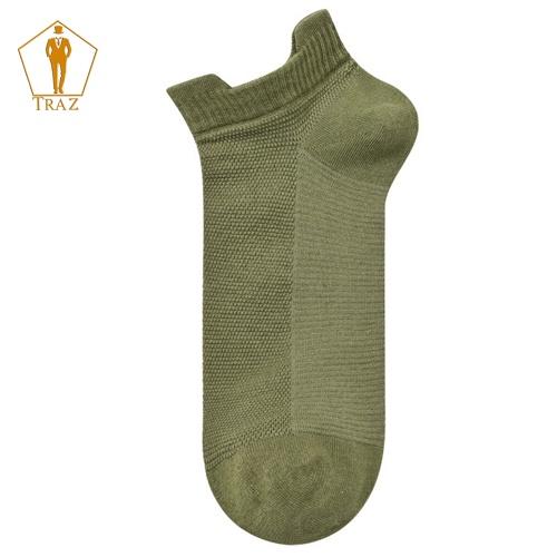 Tất Vớ cổ cao nữ nam TRAZ trơn chất vải mềm dày thoáng khỉ Unisex phong cách Hàn Quốc