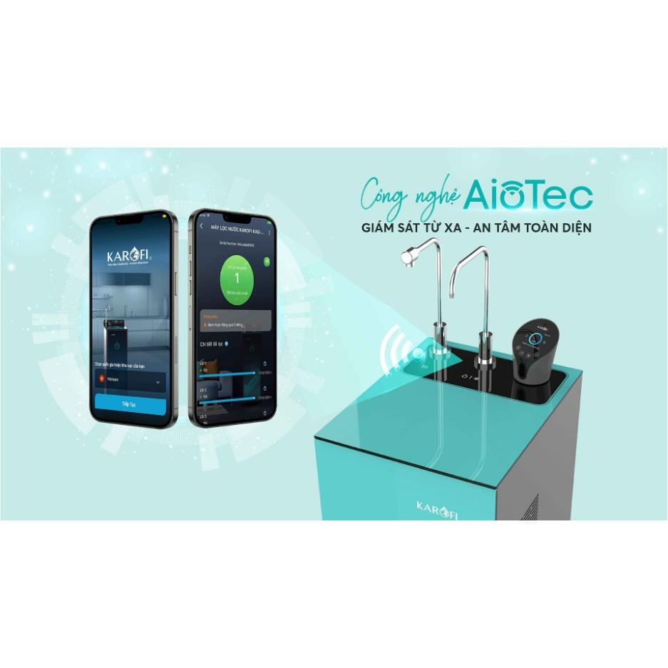 Máy lọc nước Nóng Lạnh Karofi KAD-N91 - Lạnh Block, Công nghệ VoiceCall + Aiotec, Chỉnh 3 mức nhiệt - Lắp đặt toàn quốc - Hàng Chính Hãng