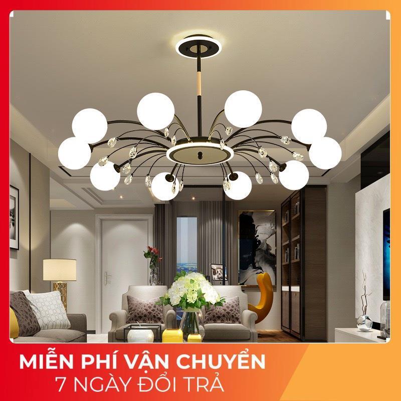 Đèn chùm hiện đại Galaxy 10 tay trang trí phòng khách Bảo hành 12 tháng Lỗi 1 đổi 1 có 3 chế độ ánh sáng
