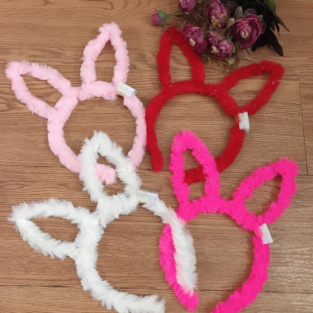 Cài tóc Tai Thỏ Phát Sáng vui chơi lễ hội , bờm tai thỏ đèn led