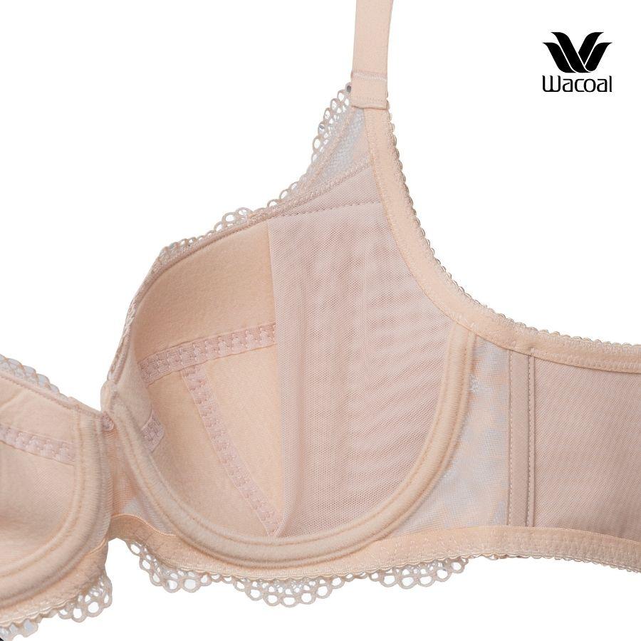 Áo lót Wacoal IHB6501 có gọng, không mút, nâng vừa, ren, dây liền