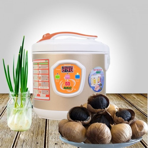 Máy Làm Tỏi Đen Nikio NK-686 (6L) - Nồi Ủ Tỏi Gia Đình, Dung Tích 6 Lít, Làm Tỏi Tự Động Theo Công Nghệ Nhật - Hàng Chính Hãng - Vàng Gold