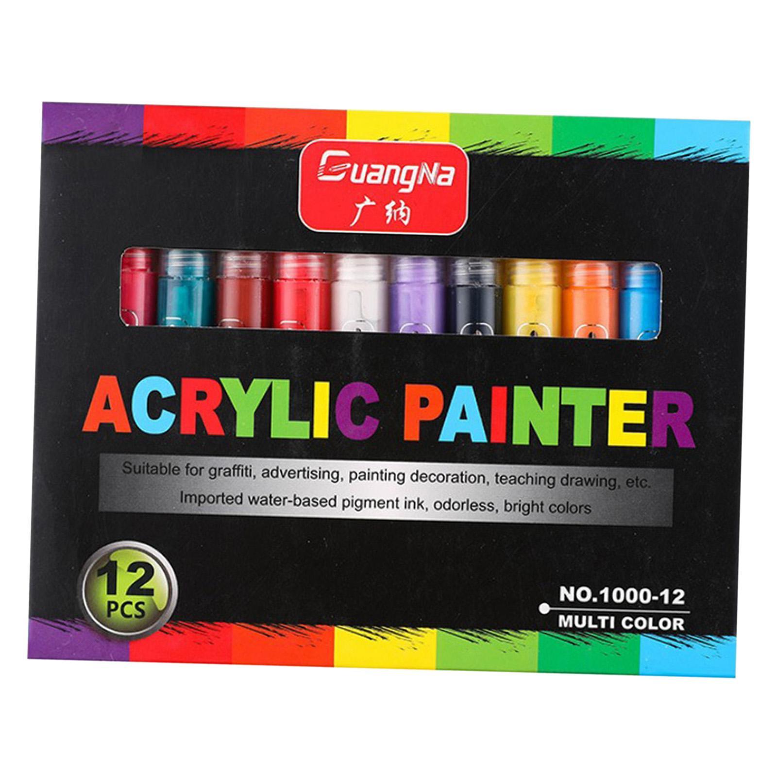 5.6" Marker Paint Pens Ceramic Glass Scrapbooking Easter Egg 12pcs